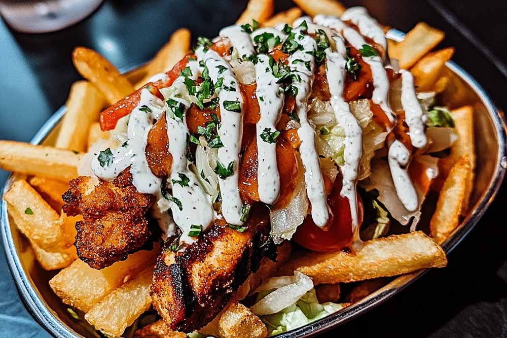 Fried Chicken Stack Fries