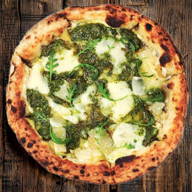 Pesto pizza