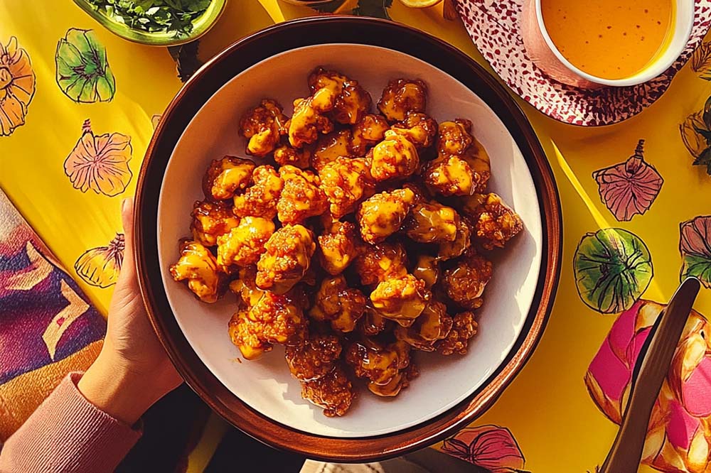 Frispy’s Bang Bang-style popcorn chicken