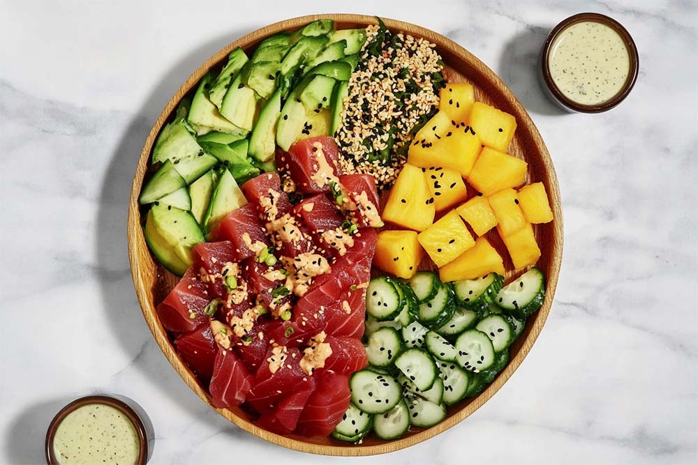 Tropical Poke Bowl