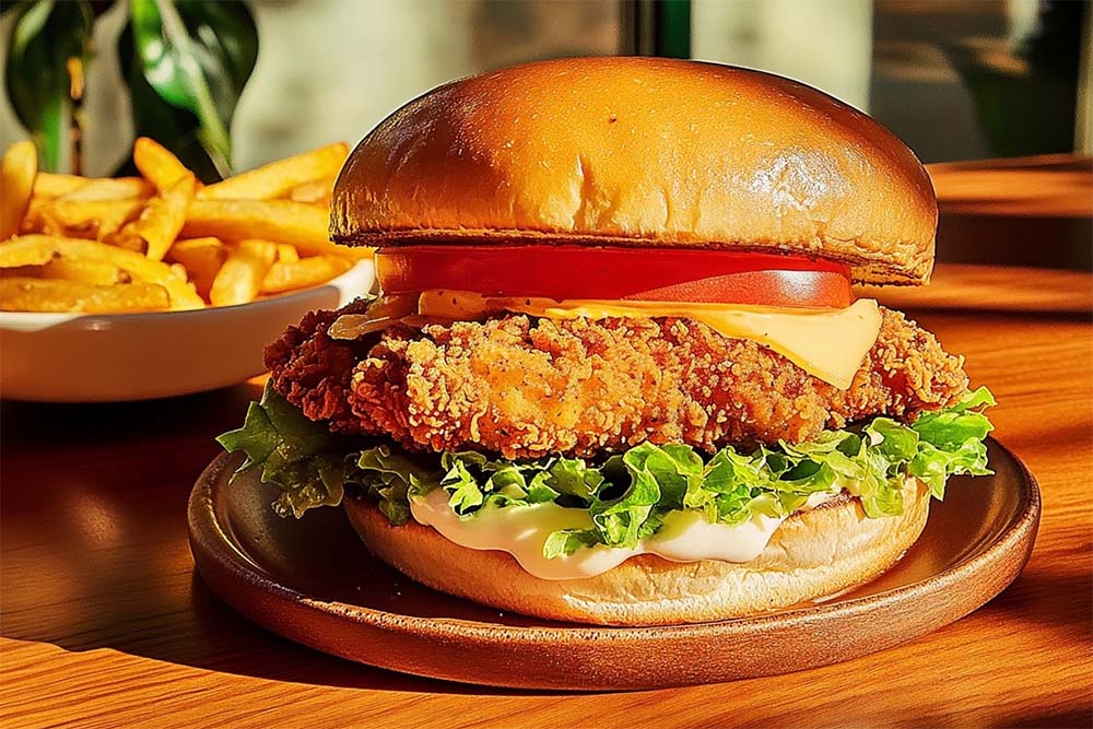 Combos Frispy's chick Sandwich with Fries