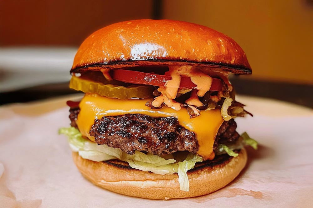 Combos Yard classic Burger with fries