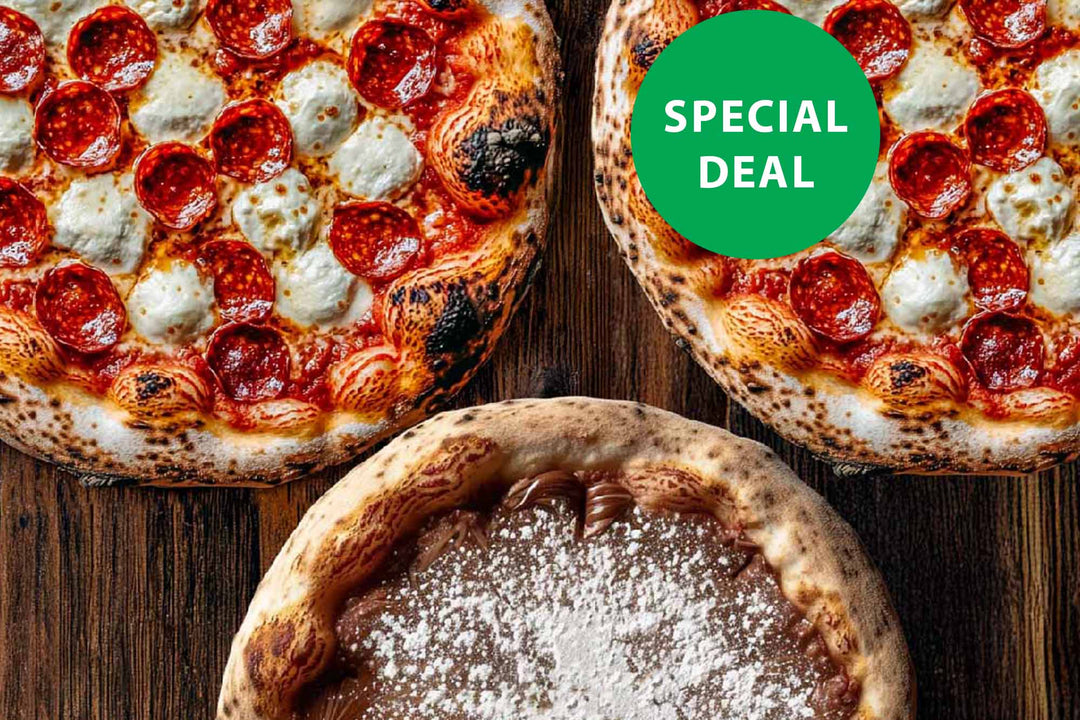 Pepperoni Pizza  x2 + Nutella Pizza